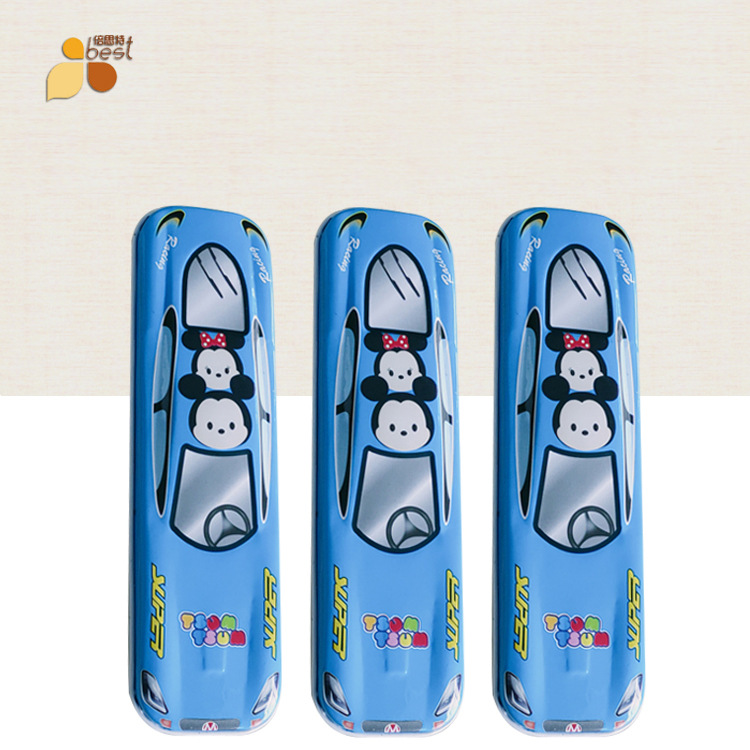 异形车形储物马口铁盒 厂家批发翻盖车形铁盒 学生钢笔铅笔文具盒