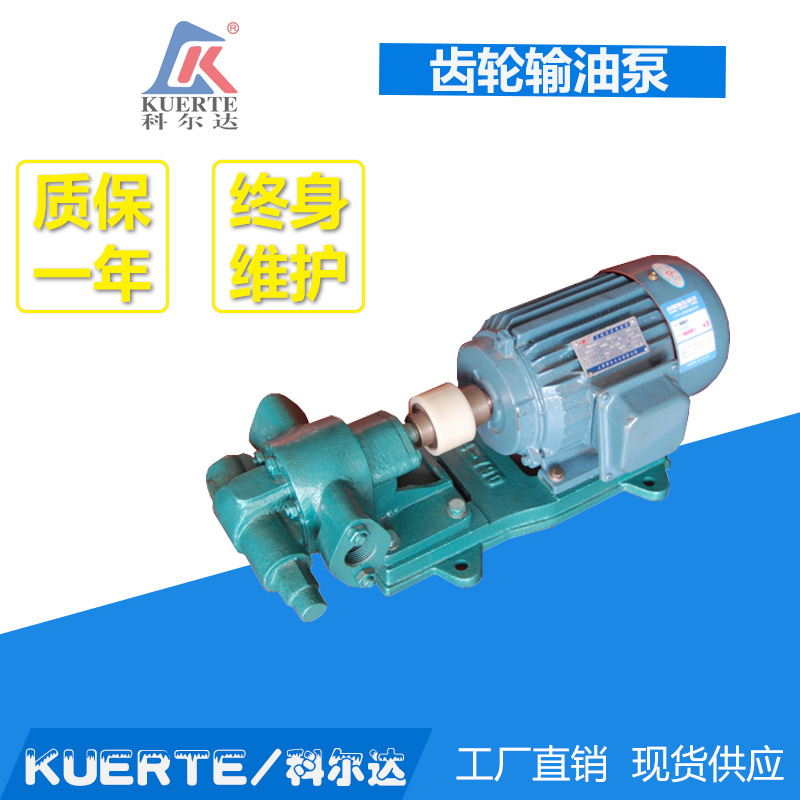 齿轮油泵现货供应KCB83.3齿轮式抽润滑油泵高粘度耐高温齿轮油泵