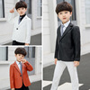 Autumn Children's clothing factory wholesale Boy leather clothing PU children suit coat On behalf of leather clothing Handsome Korean