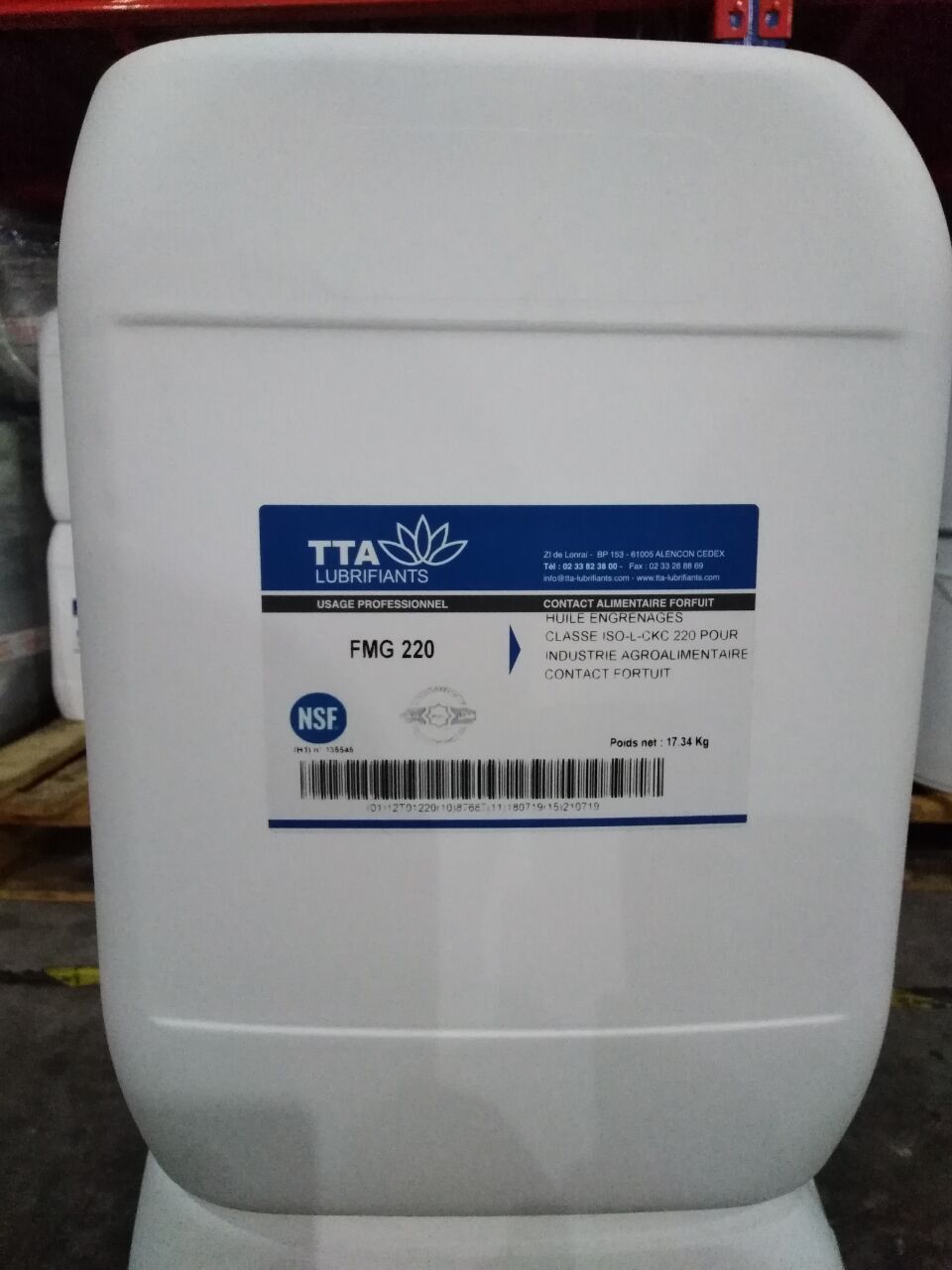 法国科化FMG系列半合成食品级机械齿轮油 100/150/220/32020/46