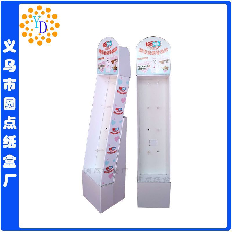 厂家直销纸货架 宠物用品展示架 猫粮陈列架 狗粮瓦楞纸板促销架
