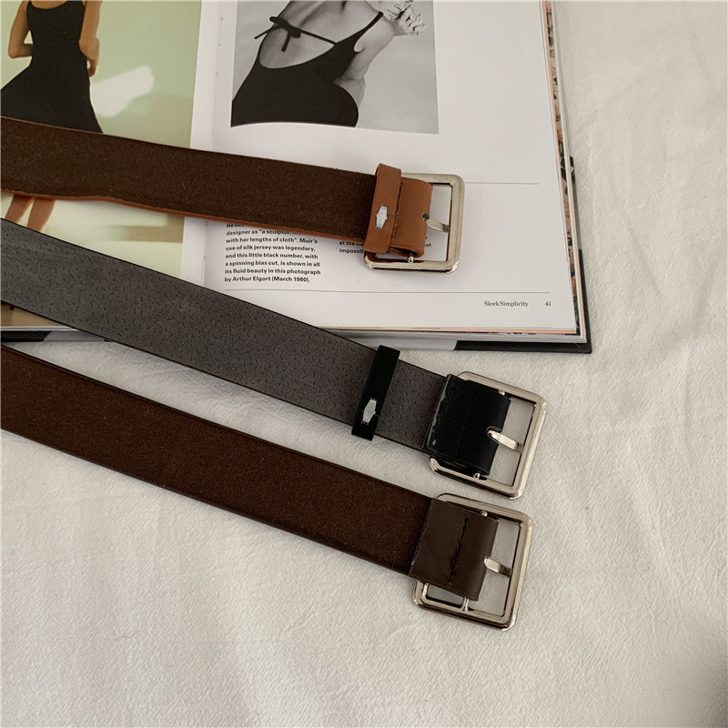 New Korean Fashion Square Belts display picture 14