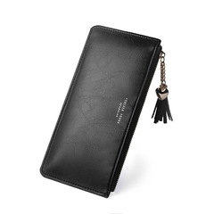 Wallet Cross-border New Women's Long Wallet Women's Hand-held Phone Bag Ultra-thin Bright Leather Sweet PU Money Clip Dropshipping