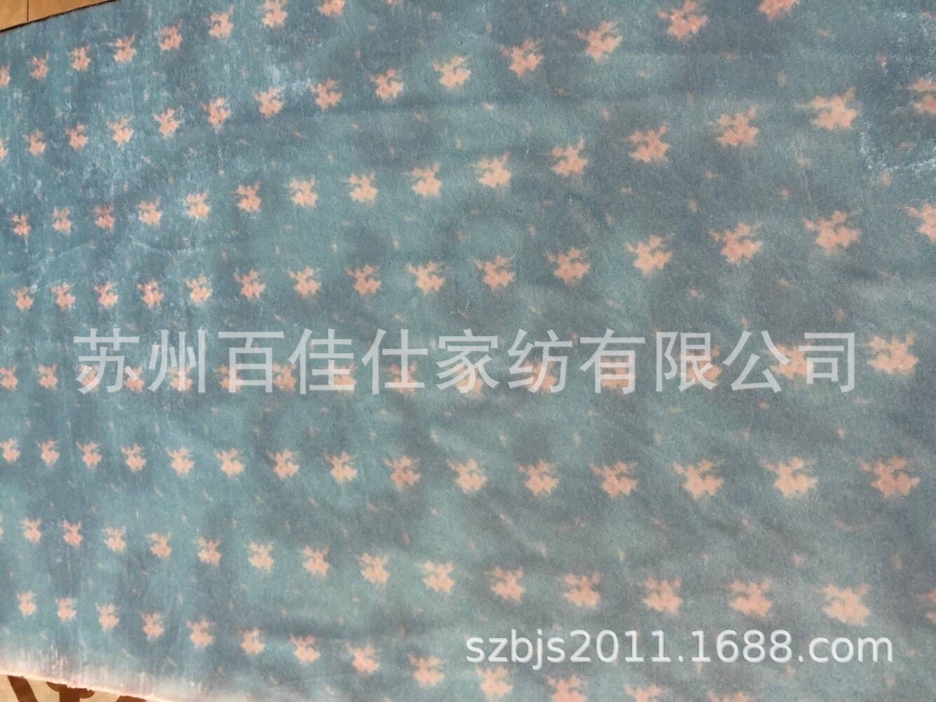 长期供应各种丝绒印花及烂花绡：锦绒，乔绒，涤纶绒，数码印花等