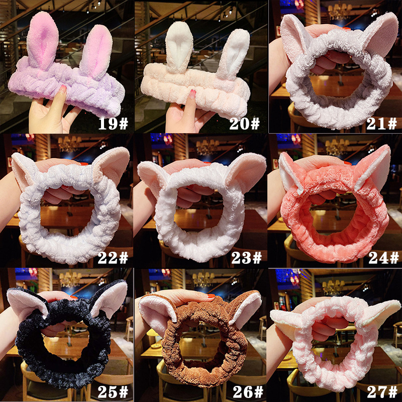 Women'S Sweet Rabbit Bow Knot Cloth Hair Band display picture 15