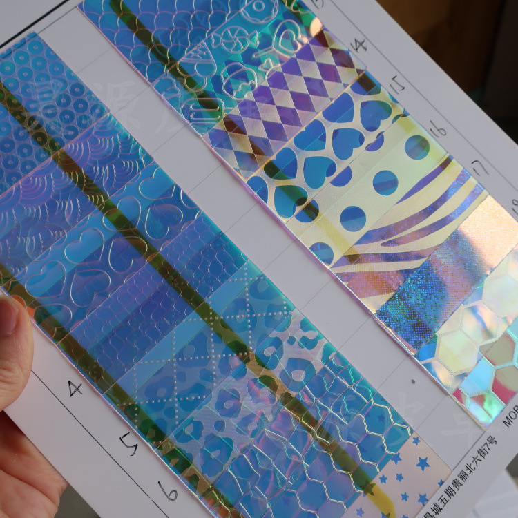 幻彩tpu压纹透明胶料收纳包袋鞋材背景装饰道具防水透明胶