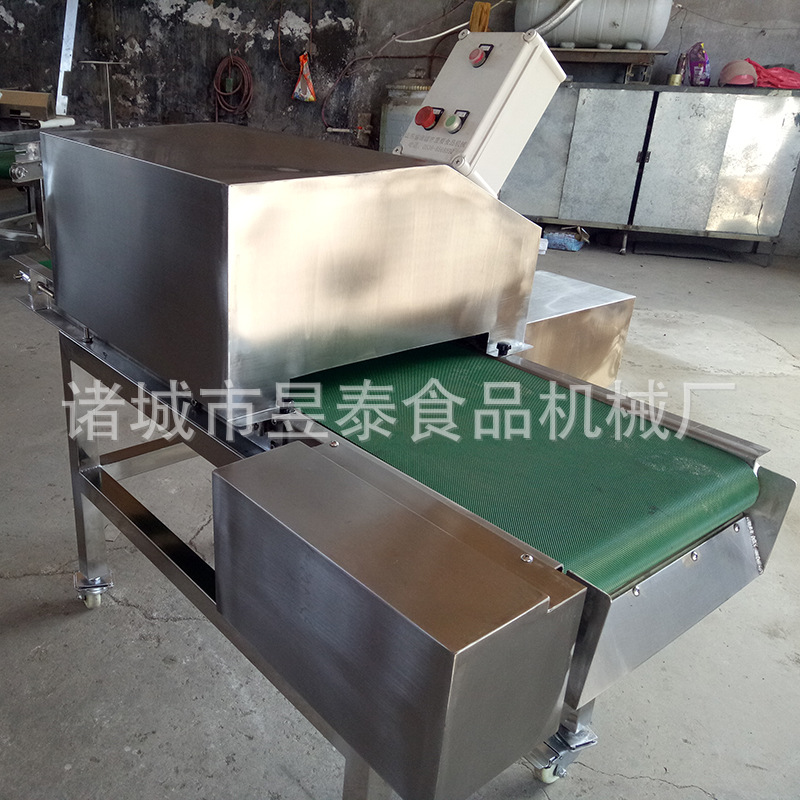 冻的琵琶腿切块机 鸡大腿切块机 鸡胸肉切块机