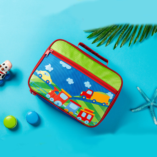 21 New Oxford Cloth Insulated Bags Waterproof Cartoon Lunch Bags for Primary School Students Children's Eco-Friendly Lunch Bags with Meals