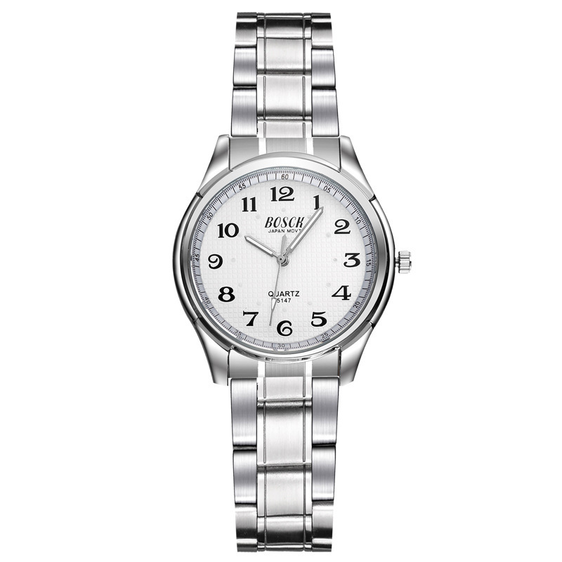 Стальная ремня Леди белая лапша