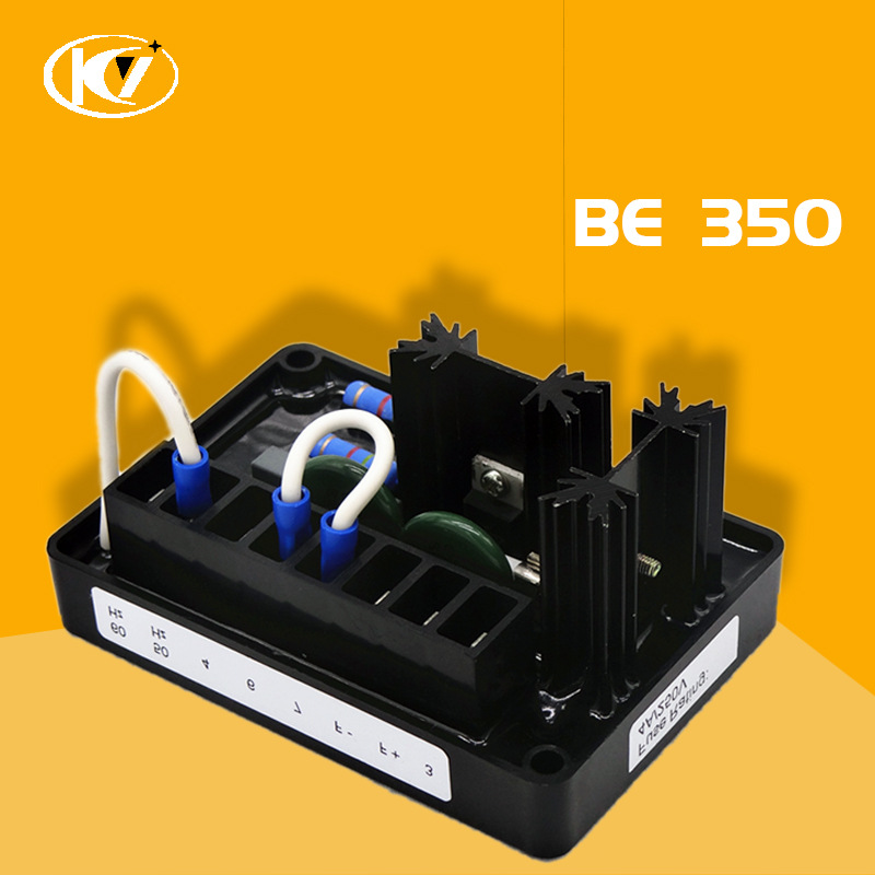 马拉松发电机配件AVR电压调节器黑胶BE350 无刷励磁调压板稳压板