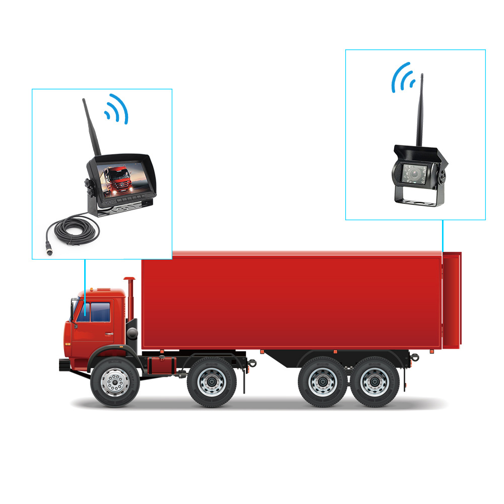 7inch Digital Back View Wireless Digital Signal Back View Image 7inch 9inch Digital Wireless Image Back View Camera