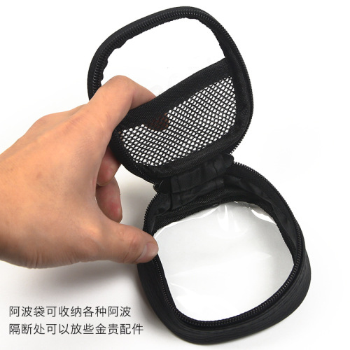 Square mesh transparent Awa storage bag Awa bag protective bag Fishing small items storage tool bag Awa bag