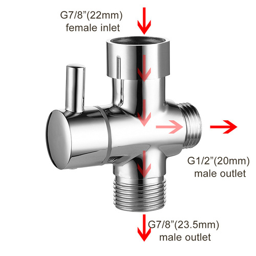 Cross-border 304 stainless steel high-pressure women's wash set American standard 7/8 seat toilet flushing nozzle pressure toilet spray gun