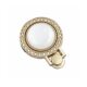 Jewel Pocket Watch with Diamond Pearl Mobile Phone Ring Buckle Bracket Universal Small Clock Lazy Stand Metal Drop-Resistant Bracket