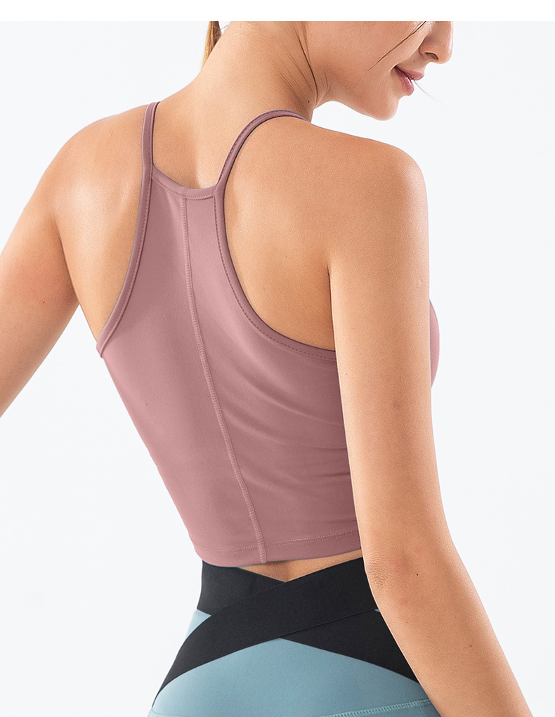 Sujetador de yoga de malla con cuello en V para mujer, ropa de nihaostyles al por mayor NSSMA77032