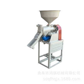 光泽县玉米脱皮制糁碾米机 鸿祺玉米制糁碾米机图片 去皮碾米机