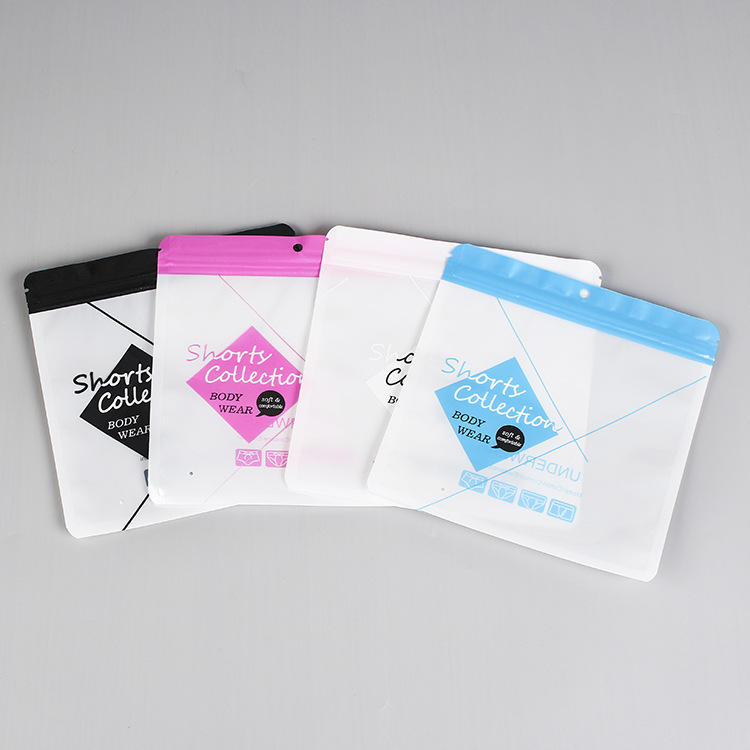 Underwear bag men and women currency Leggings Self sealing bag Underwear Packaging bag plastic bag Customizable logo