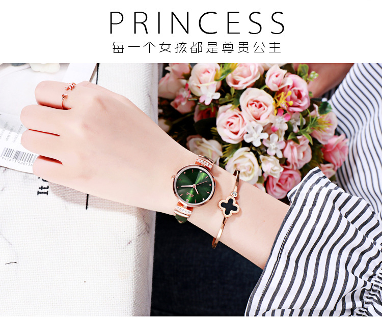 Korean  simple student dial thin belt ladies watchpicture6