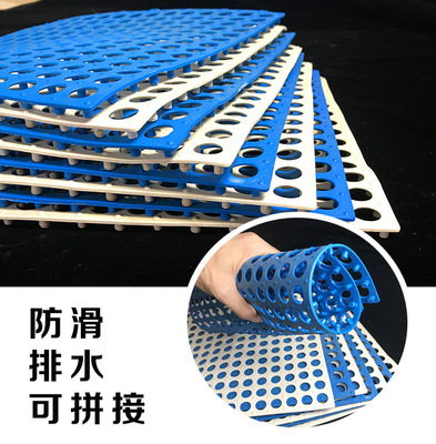 卫生间防滑垫 拼接脚垫透水镂空洗手间隔水