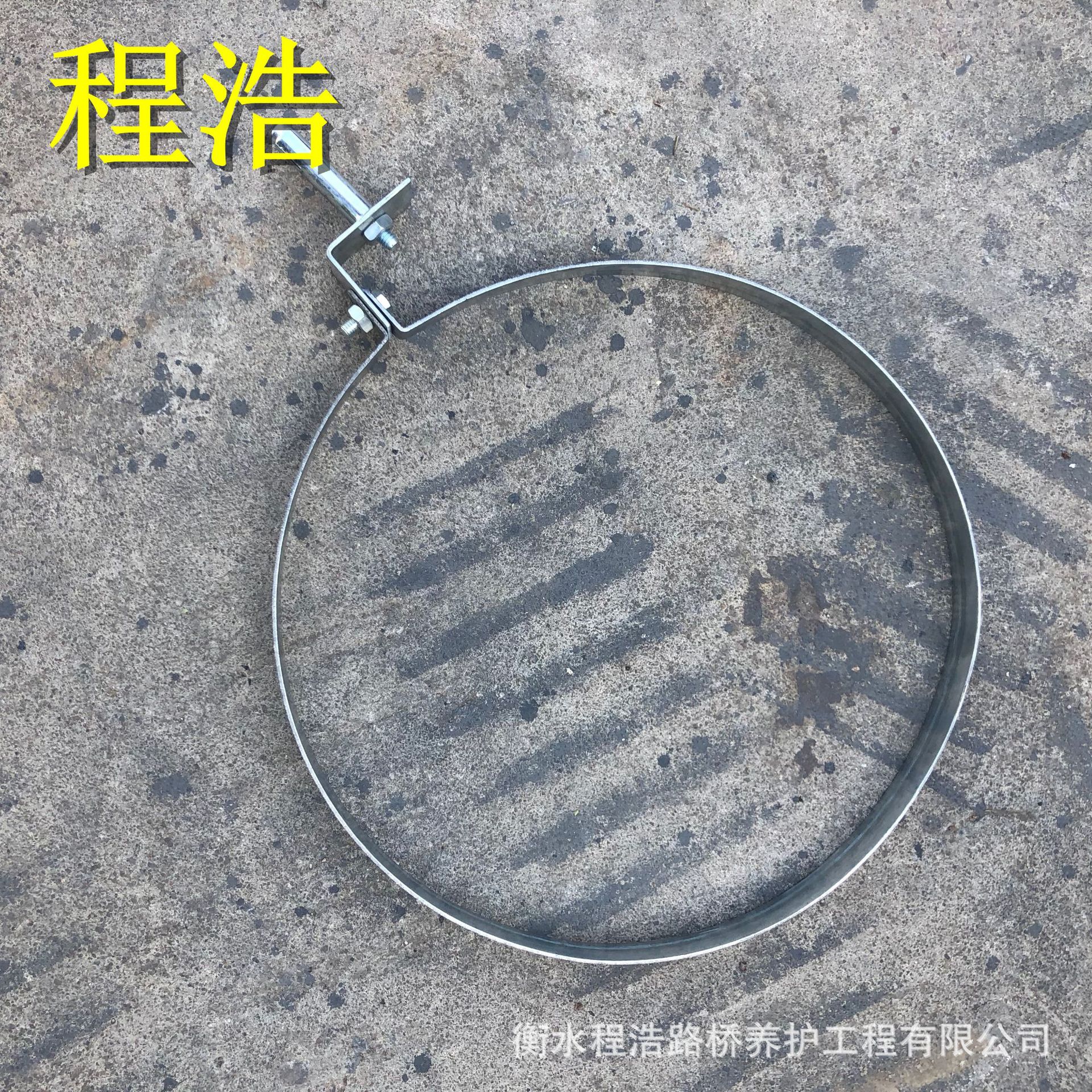 程浩厂家现货批发高性价比风管抱箍双半圆抱箍镀锌卡箍管卡-阿里巴巴