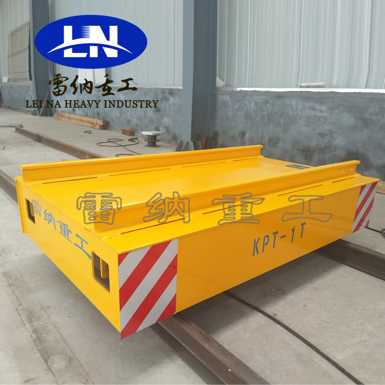 货物转运轨道电动平板车 厂区物料运输有轨电动搬运车平台转运车