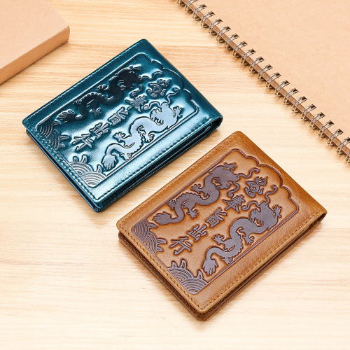 Creative Retro Court Style Same Model Driver's License Travel Document Bag Card Holder Popular Online Driving License Card Wallet