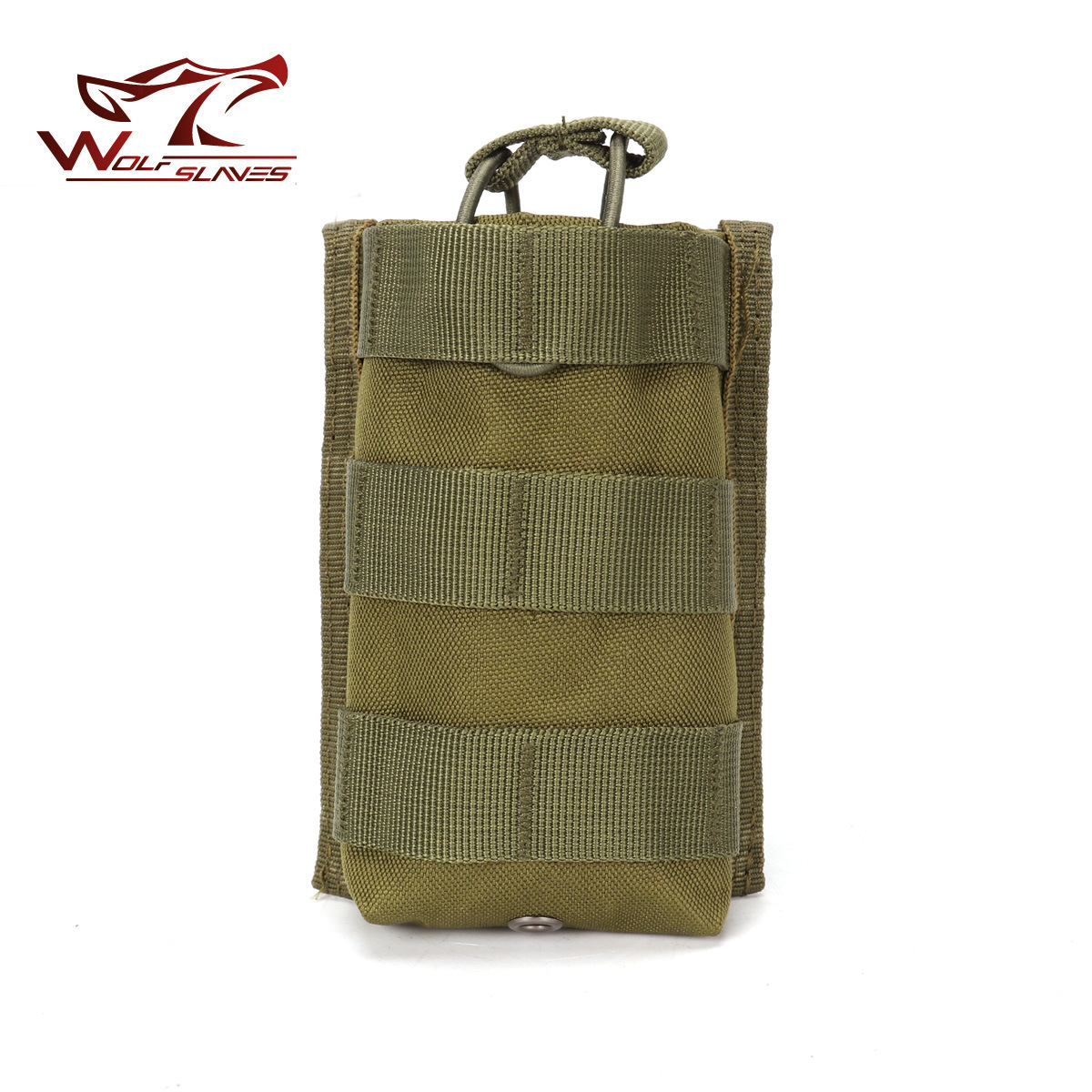 (2개) 9MM 클립 가방 전술 단일 클립 가방 MOLLE 시스템 액세서리 가방 배터리 가방 허리 가방 M4 클립 가방