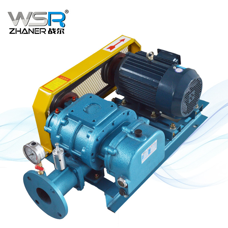 地埋式污水处理专用小型罗茨鼓风机WSR80三叶罗茨鼓风机曝气风机