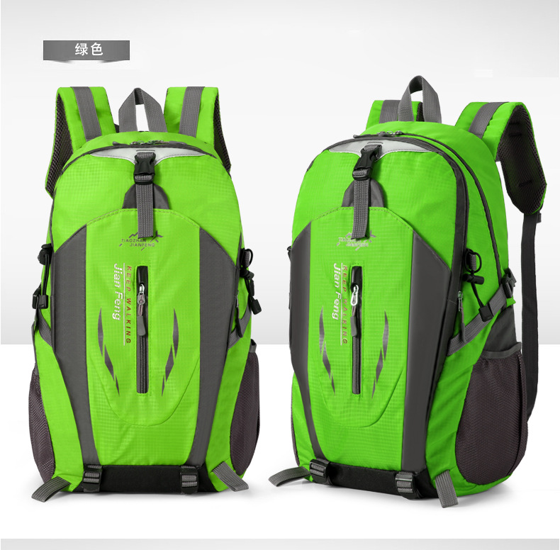 Nylon capacious waterproof climbing backpack for men and women