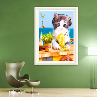 满钻5d十字绣异形钻石画diy新款魔方客厅走廊卧室壁画厂家直销|ms