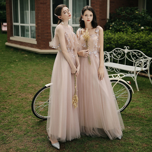 Evening dresses prom dress Vestidos de noche evening gowns Bridesmaid Dress  fairy cover arm evening dress dress banquet president