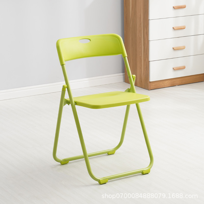 Silla plegable de plástico, oficina o exposición, moderna, venta directa de fábrica