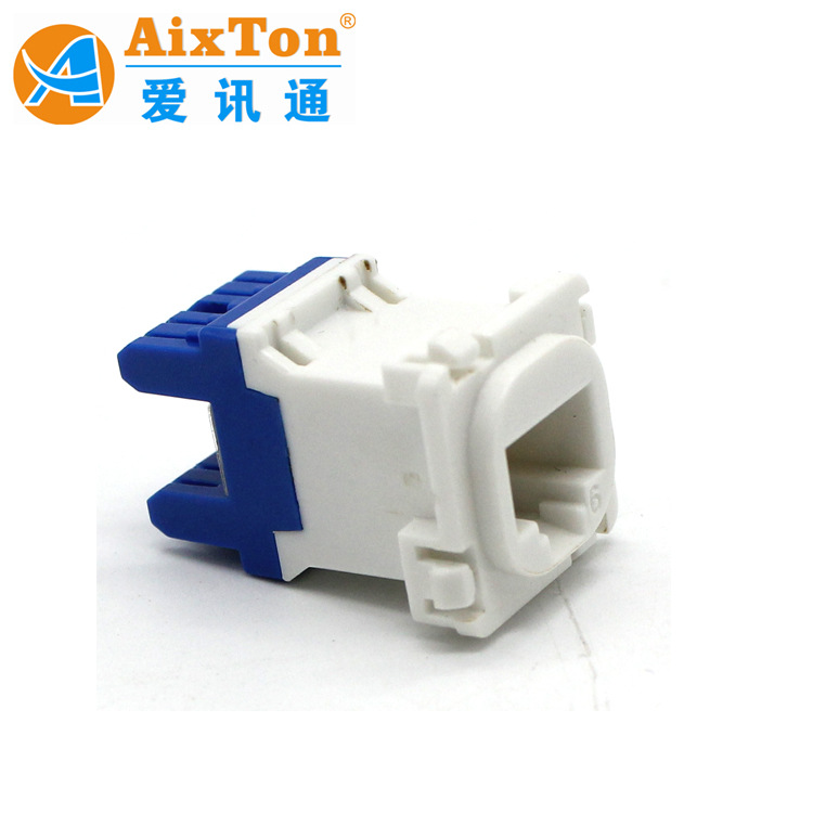 六类澳式模块 CAT6 UTP 180°模块 六类非屏蔽网络模块