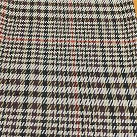 厂家 供应针织TR五色格子布提花 时尚女装面料