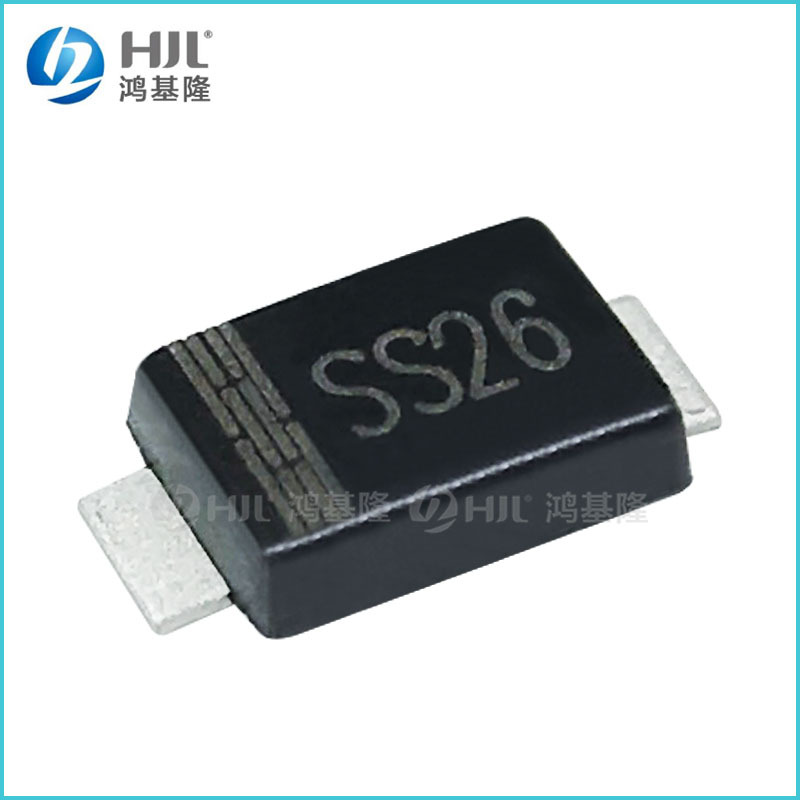 超薄贴片肖特基二极管SS26 SMAF肖特基管SS26F SR260正品2A/60V
