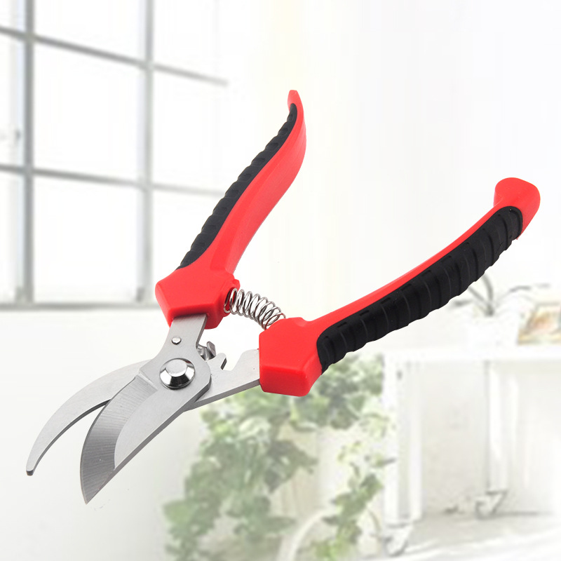 不锈钢修枝剪 多功能园林剪刀 省力果枝剪 园艺修剪 户外盘景工具