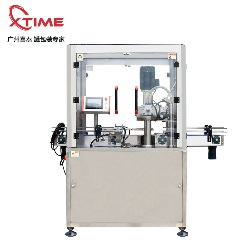 厂家直销奶粉充氮封罐机 广东喜泰优质优价 高速奶粉充氮封罐机