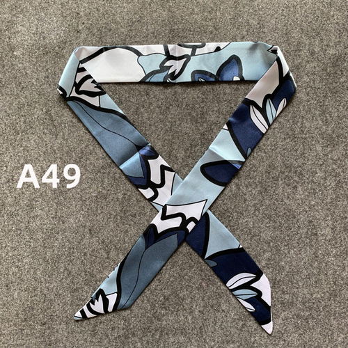 Manufacturer's classic slender tie bag handle silk scarf small ribbon decorative scarf bag belt ladies scarf
