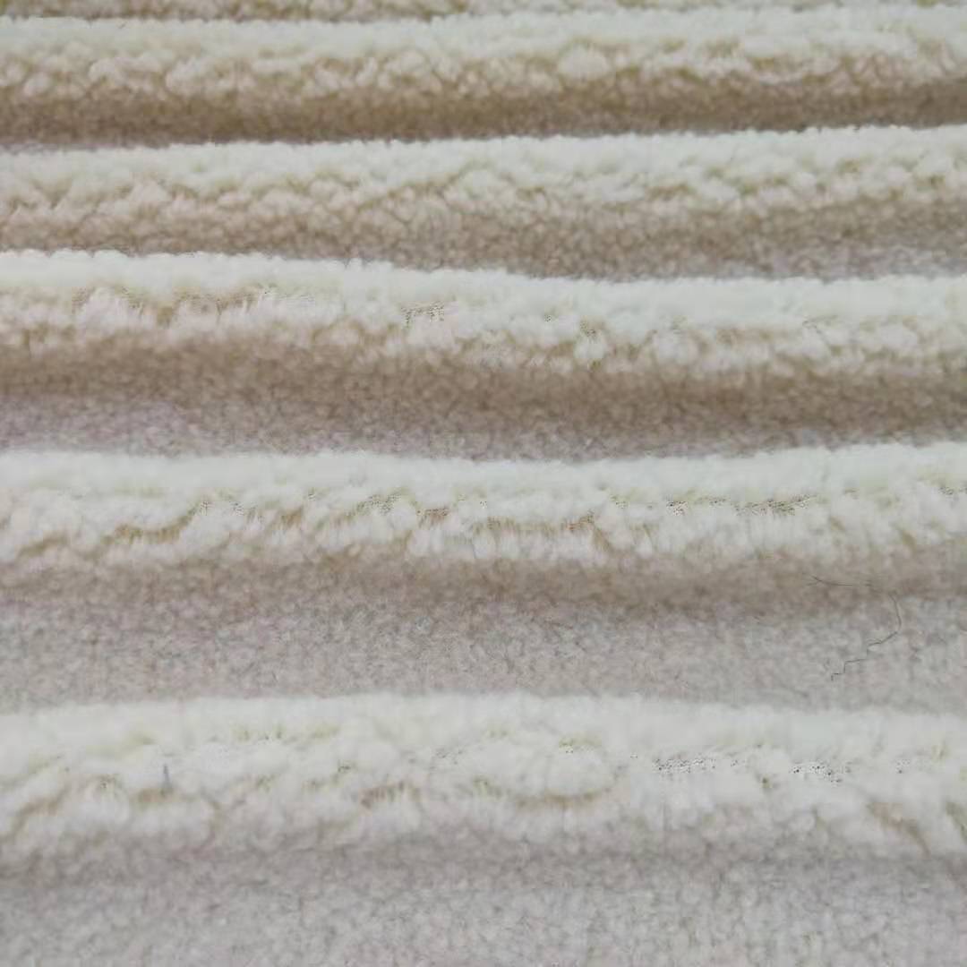 厂家直销阿尔泰绒针织蚂蚁布圈圈绒秋冬女装大身面料皮草现货优惠