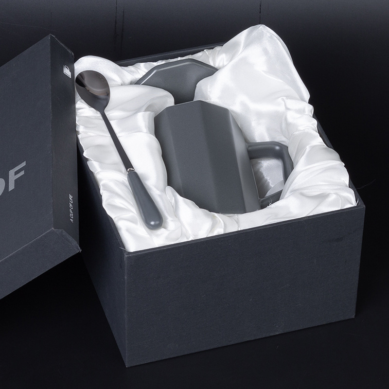 Tazas de cerámica poligonal tazas de café creativas tazas de agua tazas personalizadas LOGO tazas de regalo