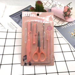 Factory Direct Sales Beauty Tool Set 5-Piece Eyebrow Razor Trendy Hot Selling Item from 2 Yuan Store Premium Quality