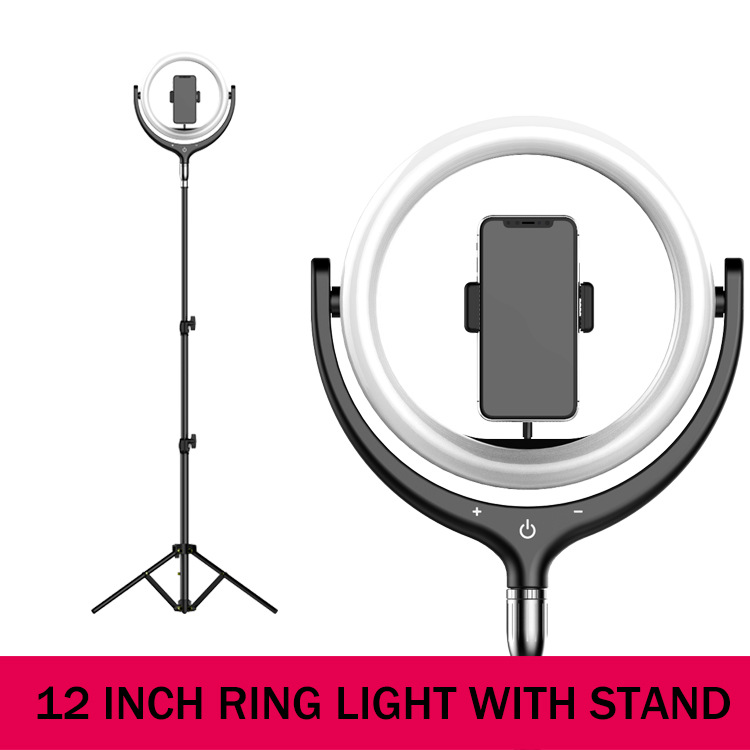 12 Inch Selfie Ring Light with Stand for...