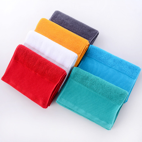 Manufacturer wholesale pure cotton broken sports towel gym yoga outdoor running sweat-absorbent sports towel can be made with logo