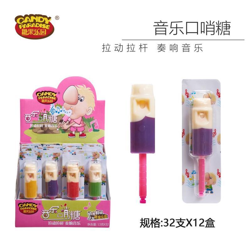 厂家批发水果味口哨糖棒棒糖 水果味创意棒棒糖 儿童零食糖果玩具