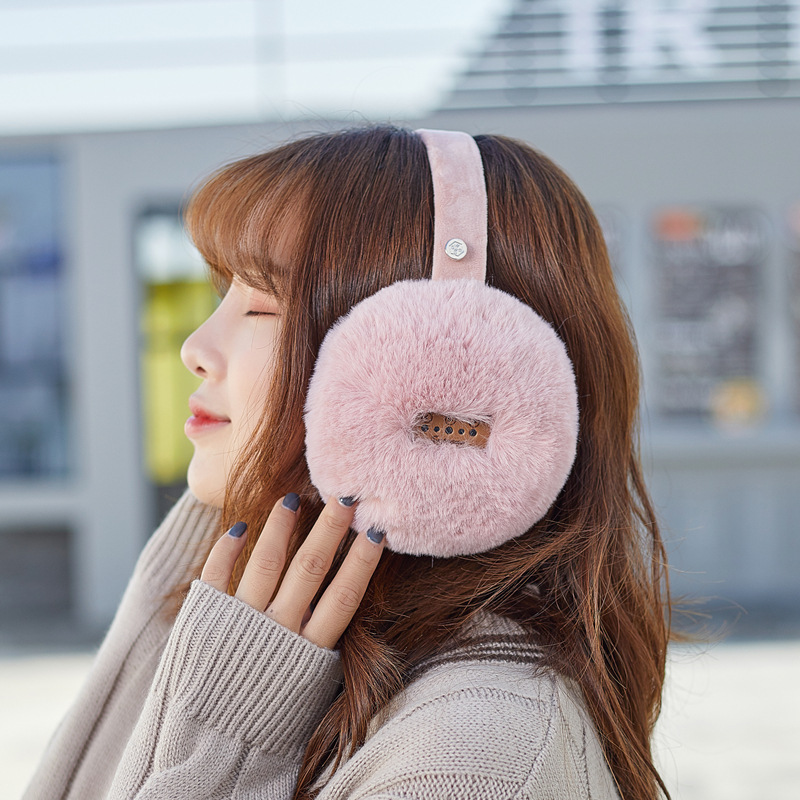 新型保温音楽ブルートゥースイヤーカバーの無線ぬいぐるみの可愛い耳カバーの耳が暖かくて、韓国版の耳の帽子を覆って卸売りします。