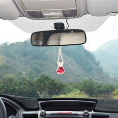 Car air freshener, car perfume, car interior hanging ornament, long-lasting rearview mirror decoration, light fragrance, odor removal, air freshener decoration