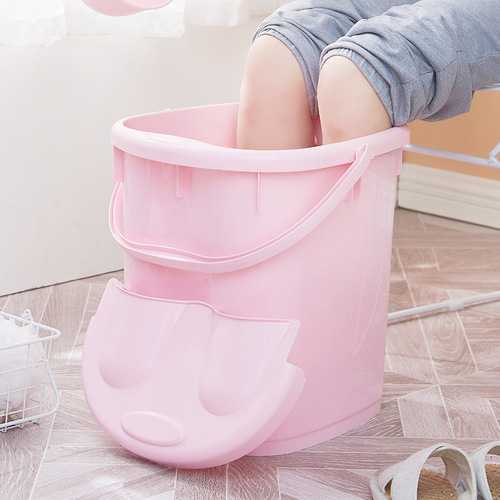 Manufacturer wholesale thickened foot bath bucket, plastic roller massage foot bath bucket, foot bath bucket, foot bath basin, portable foot bath basin