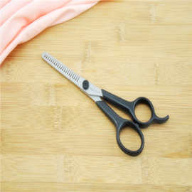 厂家直销塑料柄美发剪 创意儿童美发剪 刘海平剪家用理发剪刀批发