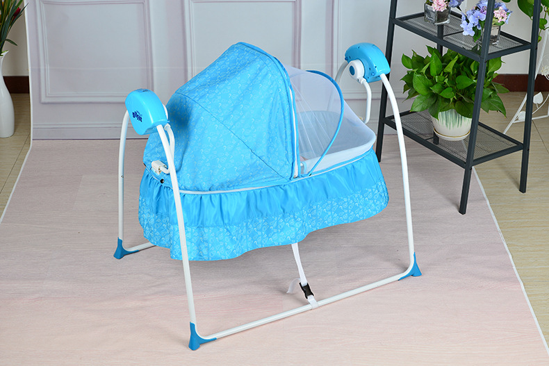 婴儿智能电动摇椅摇床秋千哄娃神器婴儿床批发详情图11