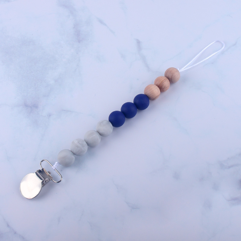 DIY bebé chupete clip anti-gota cadena bebé de silicona anti-perdida Cadena de comercio exterior Amazon Haya Nuevo